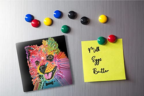 Enjoy It Pet Magnet, Pomeranian Featuring The Pop Art Of Dean Russo - Measures 2.5" #TOP4