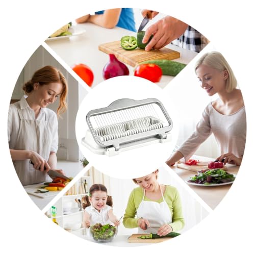Picadora multifuncional resistente para huevos y champiñones 5