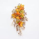 Beauté durable : conçue avec une technologie de pression avancée, cette guirlande garantit que tous les éléments restent vibrants et solidement attachés tout au long des saisons.