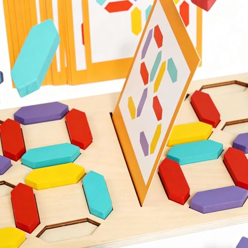 Juego de de madera interactivo para jardín de actividad y dinámicas escolares 6