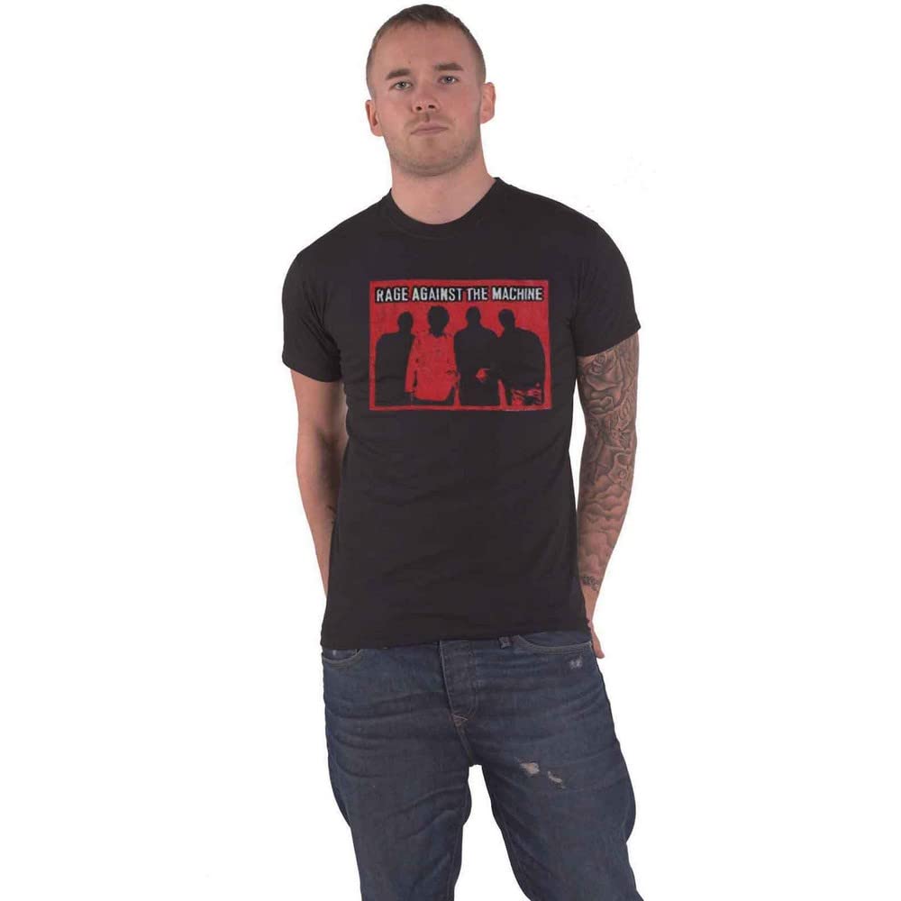 Rage Against The Machine T Shirt Debut Band Logo Official Unisex Black M