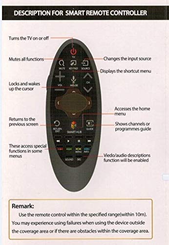 Image of EHOP BN94-07557Acompatible Remote Control for Samsung Smart tv Smart Hub Touch with USB Function RMCTPH1AP1 BN59-01185D BN59-01184D BN59-01182D BN59-01181D BN94-07469A BN94-07557a BN59-01185A