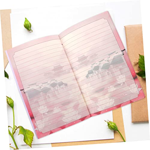 STOBOK 5 Pçs Caderno Antigo Borlas De Papel Luminoso Livro De Presente