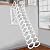 10ft Attic Ladder 12 Steps Folding Stairs Loft Stairs Wall Mounted Folding Ladder Attic Ladder Pull Down System Retractable Folding Step Attic Pull Down Telescopic Fold Ladder 3m Height