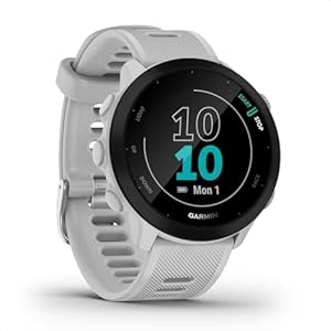 Garmin Forerunner 55 – GPS-Laufuhr mit 1,04“ Always-On-Farbdisplay, täglichen Trainingsempfehlungen, Laufzeitprognose, 15+ Sport-Apps, bis zu 14 Tagen Akkulaufzeit
