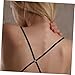 Veemoon Adjustable Cross Back Bra Straps for Women Invisible Replacement Shoulder Straps Stretchable Fashion Accessory Suitable for Dresses and Tops