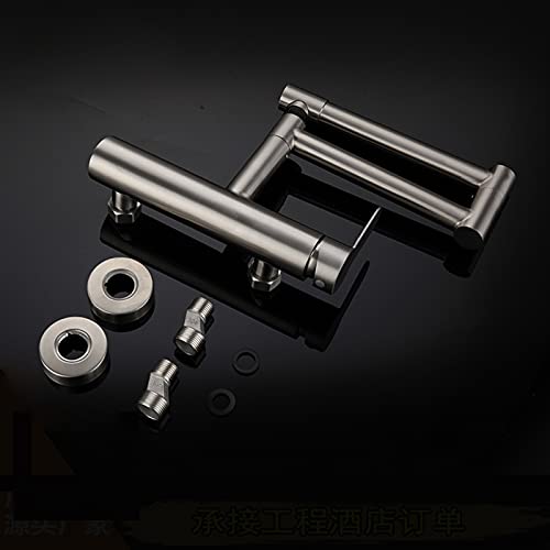 Grifo de cocina de pared plegable de acero inoxidable y doble articulación para ollas 8