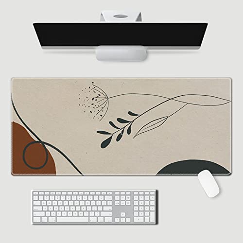 マウスパッド 大型 600*300*2mm ゲーミング カラフル 花柄 北欧風 マウスマット デスクマット 特大 カラー おおきい キーボードパッド ゴム底 エレコム 光学式 マウス対応 滑り止め 耐久性 良い おしゃれ かわいい 防水 傷防止 サイバーカフェの商品画像（Amazon）