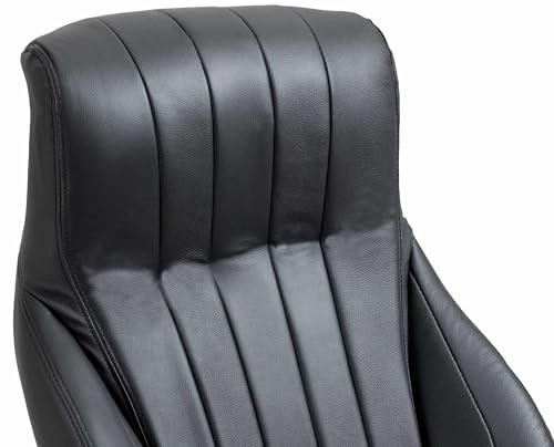 Clp Sedia Da Ufficio Wigan Vera Pelle Nero Arredo E Complementi Ufficio Cancelleria - 3
