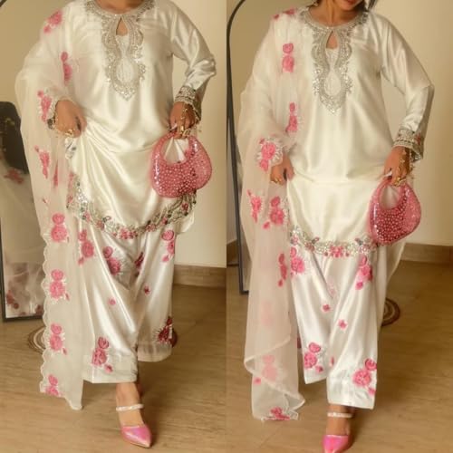 Sitara Styles Silk Motif Embroidered Salwar Suit Set - Image 4