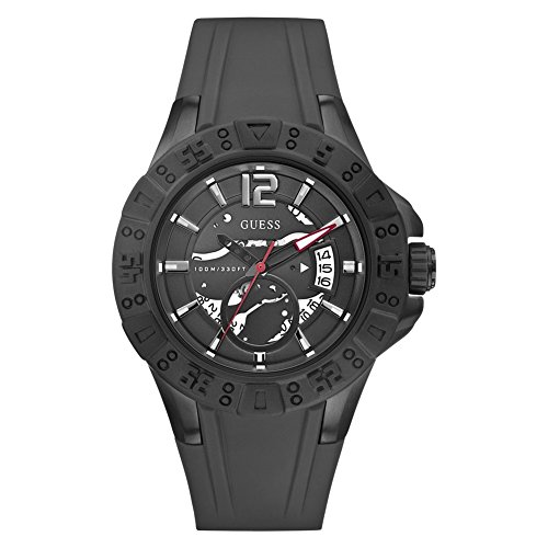 Montre homme Guess Magnum W0034G3 quartz avec bracelet caoutchouc