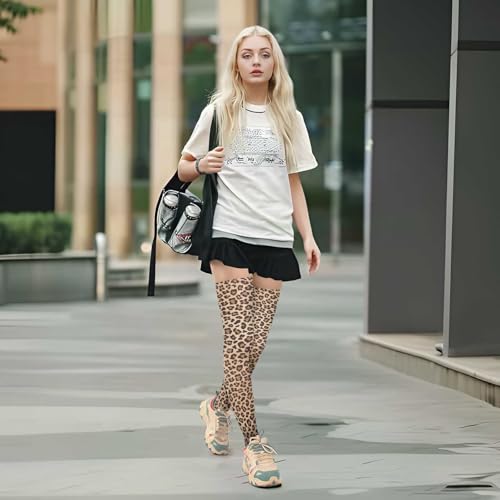 Image of Women's Thigh High Socks Long Over Knee Socks Thick Leg Warm Boot Stockings