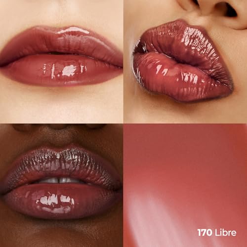 Image of Laka Fruity Glam Tint | Glowing Korean Lip Tint with Hydrating Lightweight Texture | Buildable Color, Non-Sticky High Shine Gloss | K-Beauty Korean Makeup | #170 Libre, 0.15oz
