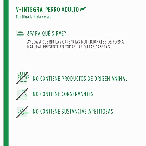 V INTEGRA Perro Adulto 200g, Suplemento Completo Rico en Vitaminas y Minerales para Equilibrar Dieta Casera y Barf, V Integra Vitaminas para Perros, Suplementos para Perros Made in Italy - imagen 5