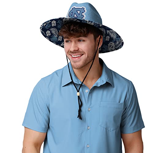 Image of FOCO North Carolina Tar Heels NCAA Team Color Straw Hat