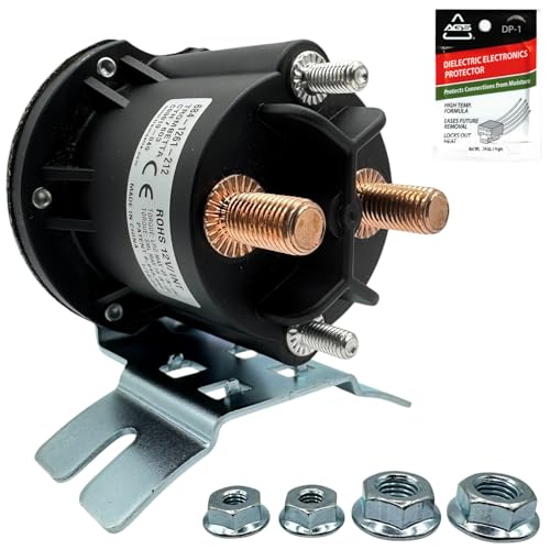 FalconSupply Genuine OEM Trombetta 684-1261-212 12V Solenoid Switch Relay Kit for Meyer Maxon Big Tex Boss Bucher for Hydraulic Pump Liftgate Snow Plow Dump Trailer Golf Cart RV Forklift