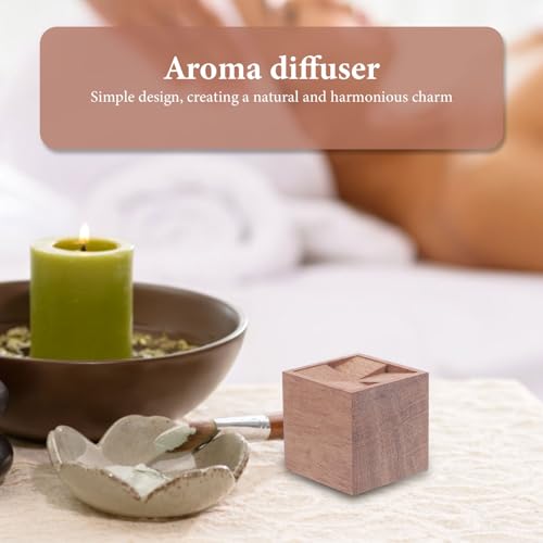 Difusor aromático eléctrico de madera FOMIYES khaki miniatura 3