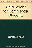  Calculations for Commercial Students