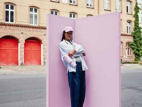 Image of STANLEY Quencher H2.0 Tumbler with Handle and Straw 40 oz | Flowstate 3-Position Lid | Cup Holder Compatible for Travel | Insulated Stainless Steel Cup | BPA-Free | Cherry Blossom