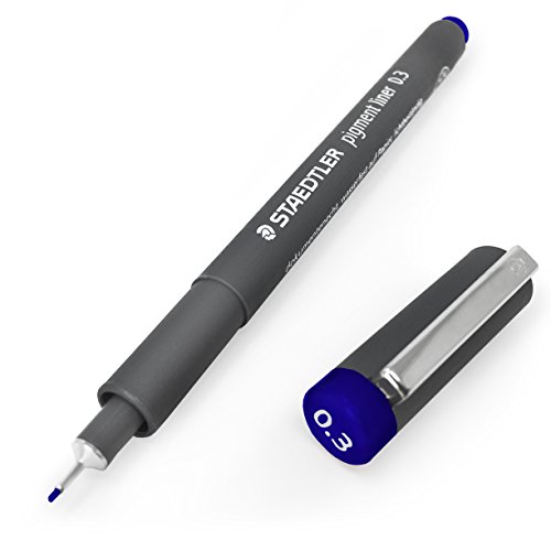 Staedtler 308 Pigment Liner Fineliner â€“ 0.3mm â€“ Single â€“ Blue