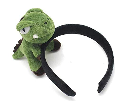 Preisvergleich Produktbild AMZYY Kinder Erwachsene Niedlich 3D Cartoon Dinosaurier Stirnband Plüschtier Samt Stoff Umwickelt Haar Reifen Cosplay Party Kostüm Foto Requisiten