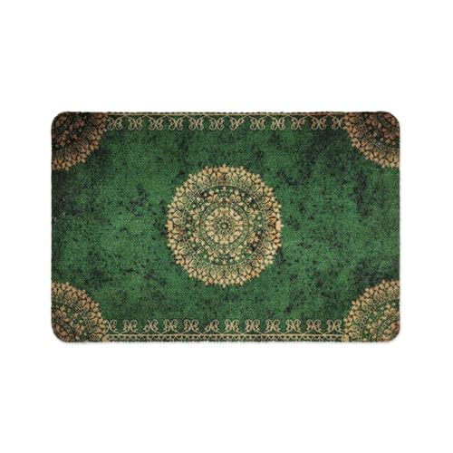 deco-mat Fußmatte Orient (50 x 70 cm, Grün) - rutschfeste und waschbare Fußmatte für...
