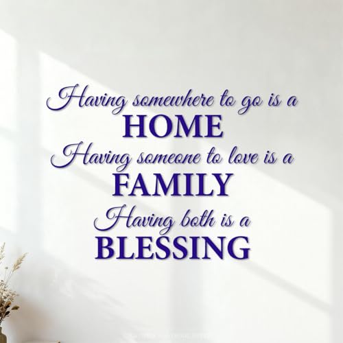 Avere un posto dove andare è una casa. Avere qualcuno