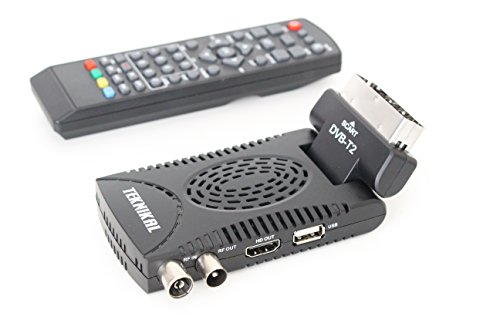 TEKNIKAL TV HD Scart Freeview Receiver & Recorder Set Top Box für Digitale TV-Kanäle Digitaler terrestrischer Receiver