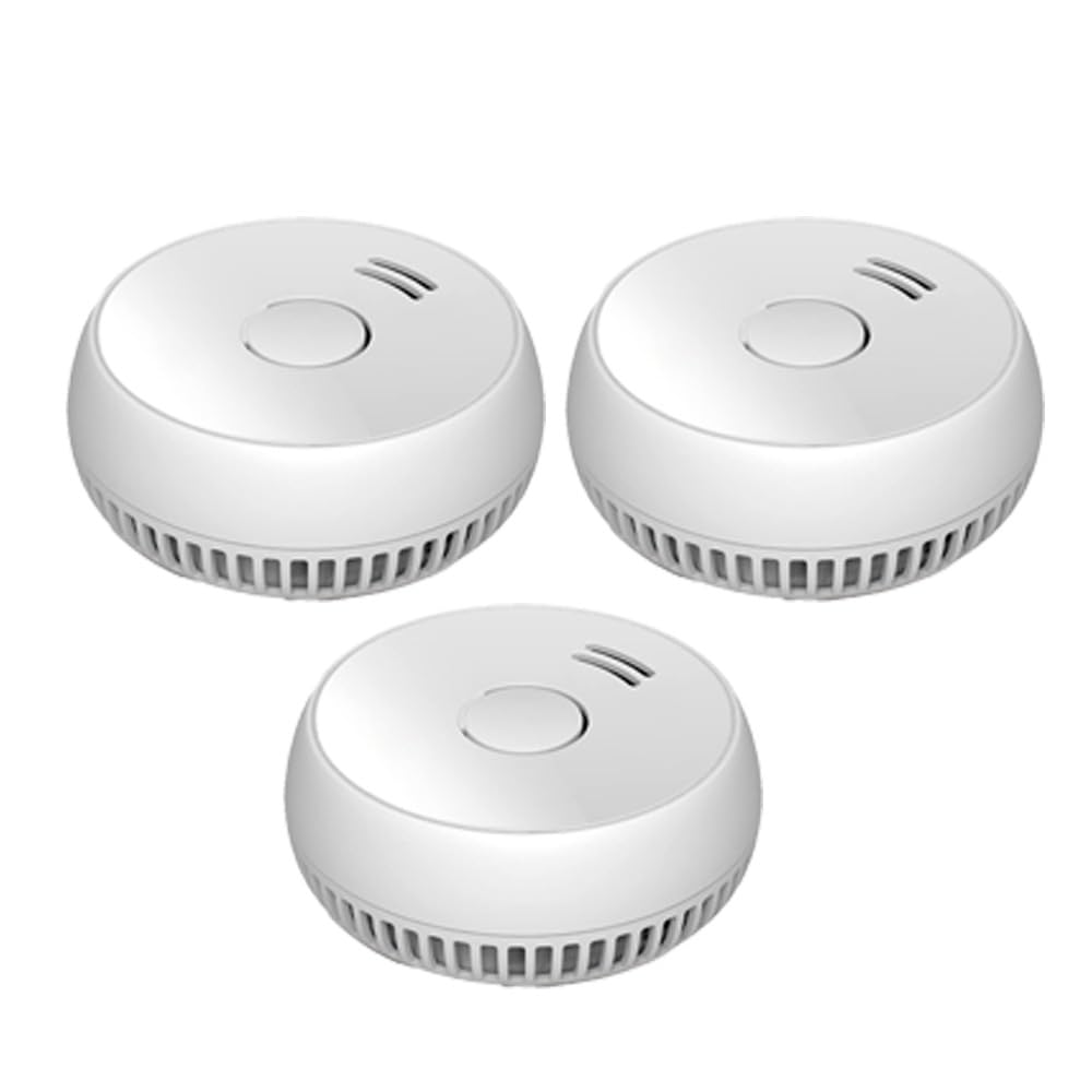 NOTOFIRE Independent Wireless Smoke Detector |Battery Operated High Sensitivity Wireless Smoke Alarm 85 db (Photoelectric) |Standalone Fire Safety Sensor for Home, Kitchen, Factory & Office - Set of 3 (B0CX1FYDHK) Amazon Price History, Amazon Price Tracker