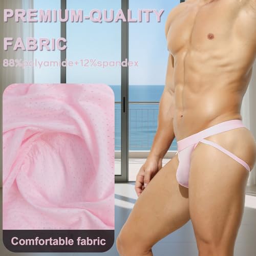 KAREN SPACE Jockstraps for Men Athletic Supporters Underwear Sexy Mens Thong Underwear2