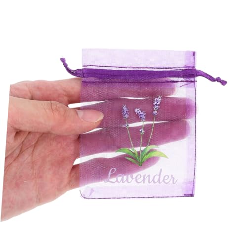 Bolsas de Organza Lavanda 20pcs HEALLILY para Almacenaje miniatura 3