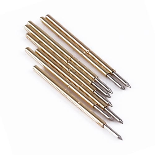 Image of P50-B1 Spring Test Probe for PCB 100PCS 16MM Long Spring Pressure Test Probe for Testing PCB Gold Fingers and Pads, Test Pins for Testing Printed Circuit Boards