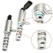 TINJO 24375-2E100 Intake & Exhaust Engine Variable Valve Timing (VVT) Solenoid Replacement for Hyundai Elantra Kona Sonata Hybrid Tucson, Oil Control VVT Valve Engine Replace OE 24355-2E100