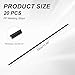 MECCANIXITY 20pcs Plastic Welding Rods, 13 Inch PP Welding Strips 1/4