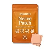 mypatches Nerve Patch with Magnesium, B12 & Alpha Lipoic Acid – with Natural Ingredients for Daily Comfort – 30 Patches