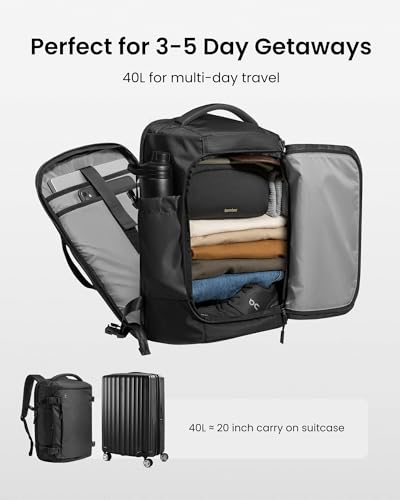 tomtoc 40L TSA Travel Backpack
