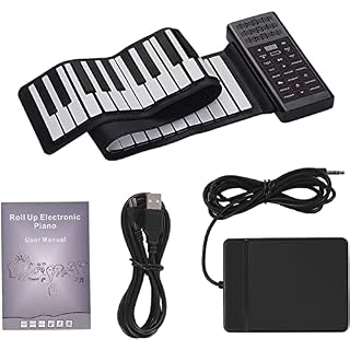 WKLIANGYUANPING Pliant Piano Multifonction Portable électrique 61 Touches Roll Up Piano Clavier intégré en Haut-Parleur… - Les Beatles, Paul McCartney, John Lennon, RIngo Starr, George Harrison WKLIANGYUANPING Pliant Piano Multifonction Portable électrique 61 Touches Roll Up Piano Clavier intégré en Haut-Parleur… – Image 4