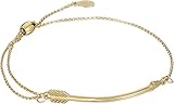 Alex and Ani Women's Arrow Pull Chain Bracelet, 14kt Gold Plated, Expandable