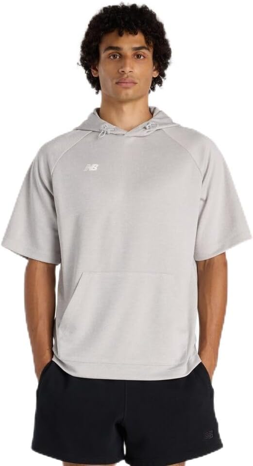 New Balance Men's Short Sleeve Hoodie
