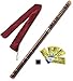 LANDTOM Flute Dizi Pluggable Handmade Traditional Chinese Instrument with Bamboo Membrane (E Key)