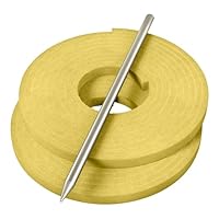 Mellbree Baseball Handschuh Reparatur Set - 2 Lederschnürsenkel, 4 Nadeln & Zubehör