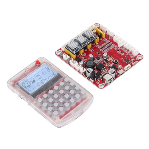 Alomejor Kit de Controlador sin Conexión para Máquina de Grabado Interfaz USB Tipo C Estable Kit de Placa Controladora CNC sin Conexión de 3 Ejes Placa Controladora GRBL 12V-36V para Tareas de
