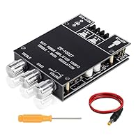 POWERFUL 2.0CH AUDIO + SUBWOOFER SUPPORT - Delivers powerful, high-fidelity audio with 100W + 100W stereo output plus subwoofer support. Features Bluetooth 5.0 and AUX inputs for flexible connection to smartphones, tablets or audio devices. Note: Ple...