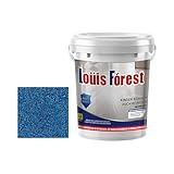 Epoxy Colored Sand Floor Paint, Louis Forest Epoxy Floor Paint, Colored Sand Self Leveling Coating, for High Gloss Marble Effect Garage Coating, Interior Waterproof (Sky Blue)