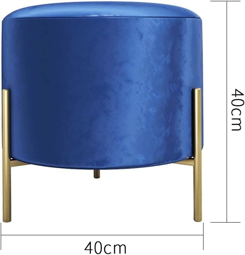 Tabouret de vanité bleu pour soulager la fatigue et aménager un petit espace - 2