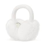 Girl Winter Earmuff Furry Faux Fur Foldable Ear Muff Women Fashion Outdoor Ear Cover Warmer (white)