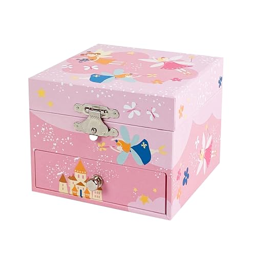 Caja de música bebé princesas Trousselier acabada a mano con interior aterciopelado 3