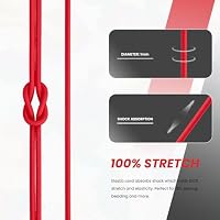 Abma Cord Gummischnur 1mm x 20m Gummikordel Gummiband Elastische Gummiseil – Ansicht 3
