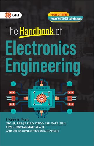 Image of GKP Electronics Engineering Handbook 2025 | Complete Formula & Concept Guide for GATE, UPSC ESE, SSC JE & PSUs | Quick Revision Book for Competitive Exams