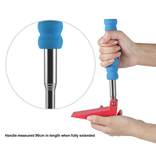 Suporte de porta telescópico Remédico com alça extensível para pessoas com movimento reduzido e flex